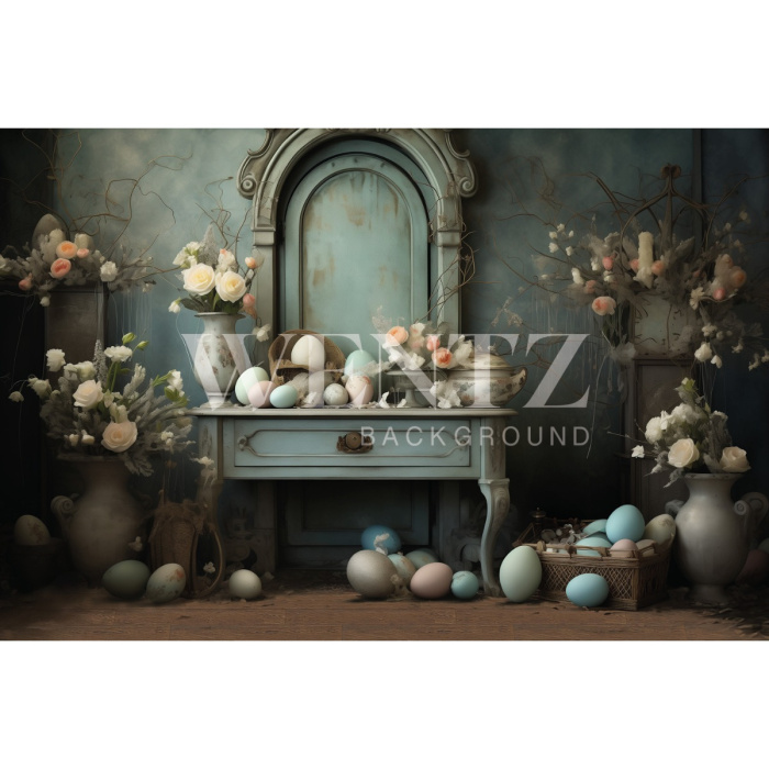 Fabric Photography Background Easter / Backdrop 5418