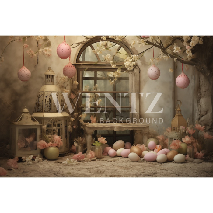 Fabric Photography Background Easter / Backdrop 5426