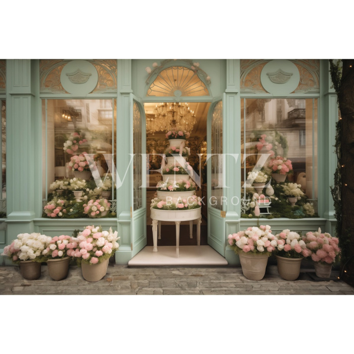 Fabric Photography Background Easter Store / Backdrop 5437