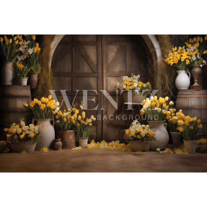 Fabric Photography Background Easter / Backdrop 5440
