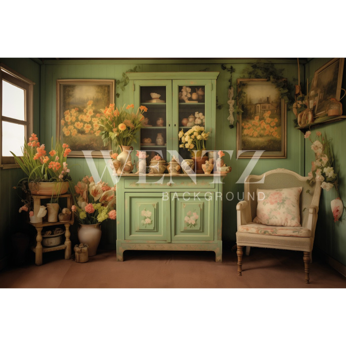 Fabric Photography Background Easter / Backdrop 5464