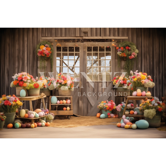 Fabric Photography Background Easter / Backdrop 5483