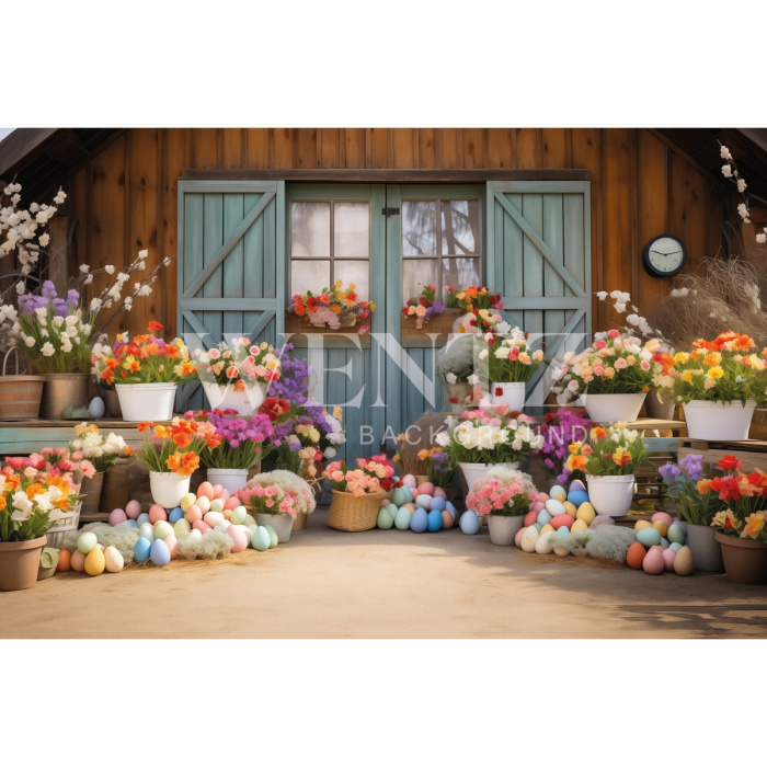 Fabric Photography Background Easter / Backdrop 5484