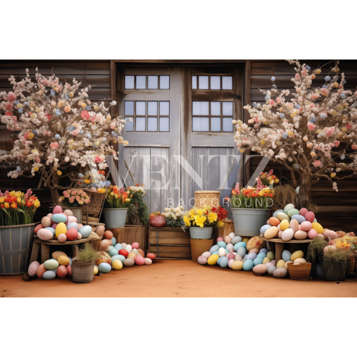 Fabric Photography Background Easter / Backdrop 5485