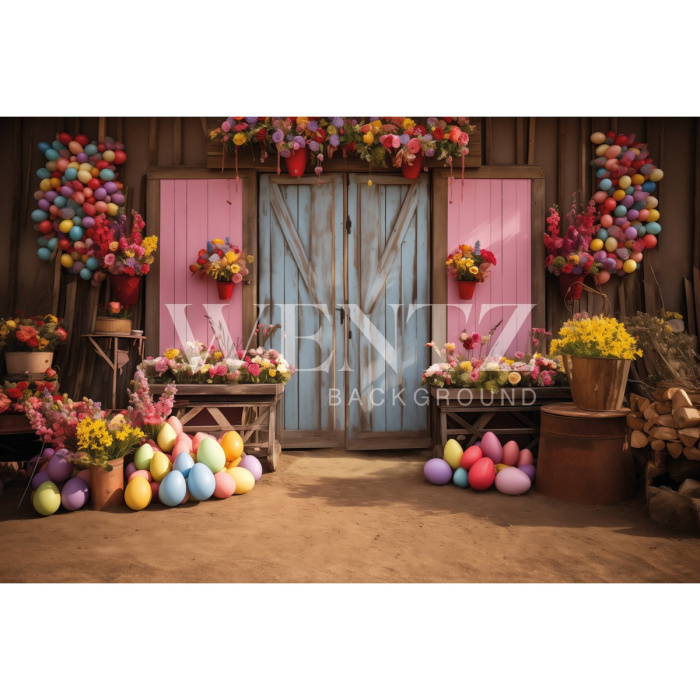Fabric Photography Background Easter / Backdrop 5486