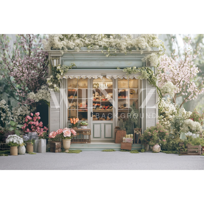 Fabric Photography Background Easter Store / Backdrop 5675