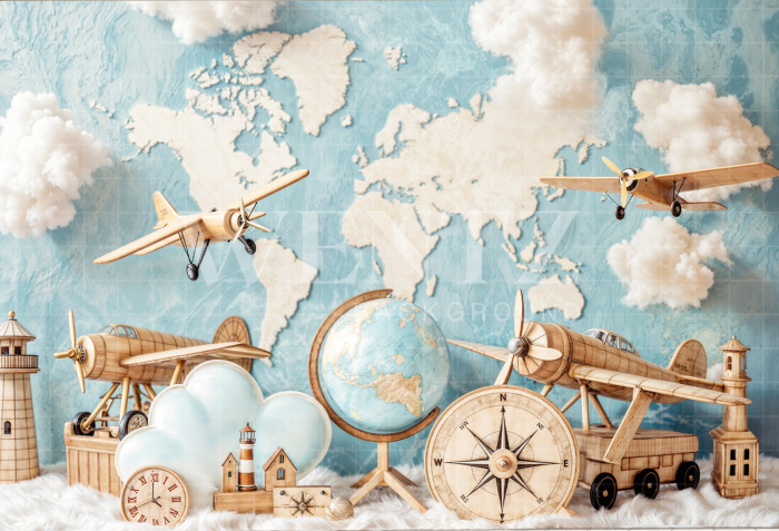 Fabric Photography Background Aviator / Backdrop 6831