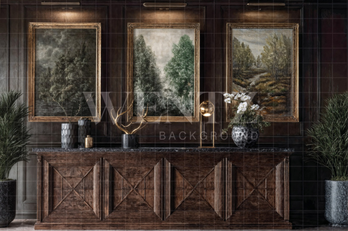 Fabric Photography Background Father's Day Room / Backdrop 7322