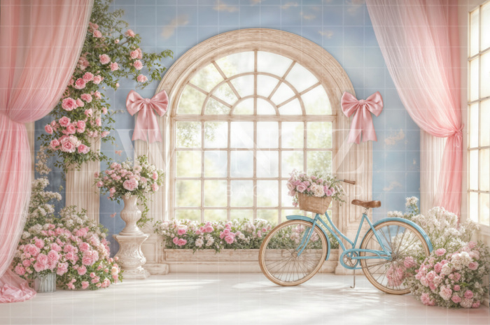 Fabric Photography Background Spring Set / Backdrop 7862