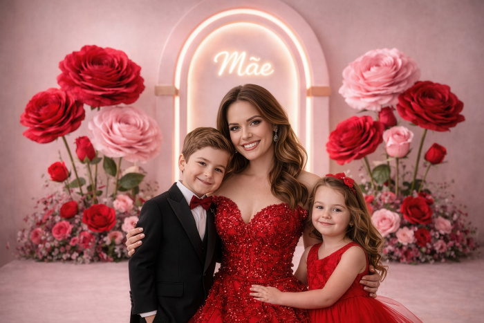 Fabric Photography Background Mother's Day Arch / Backdrop 8195