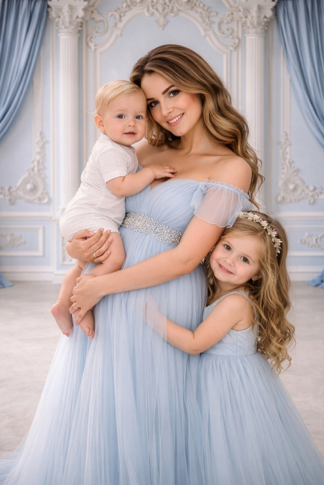 Fabric Photography Background  Mother's Day Boiserie / Backdrop 8255