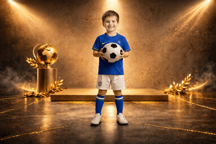 Fabric Photography Background Soccer World Cup / Backdrop 8272