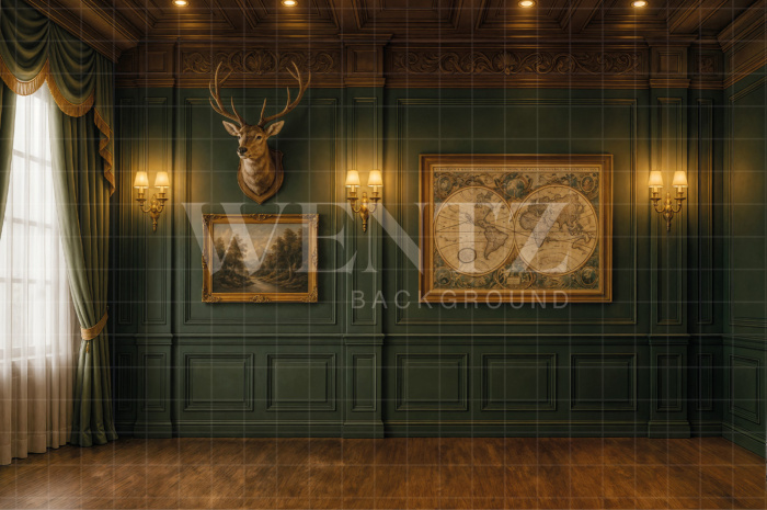 Fabric Photography Background Father's Day Room / Backdrop 8420