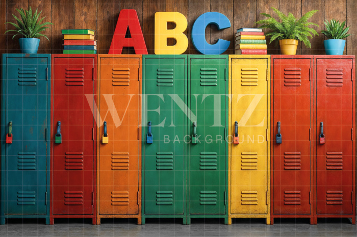 Fabric Photography Background ABC/ Backdrop 7596
