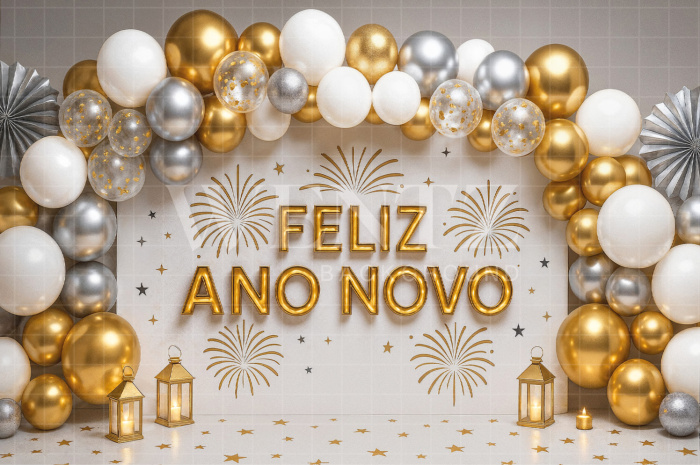 Fabric Photography Background New Year / Backdrop 7793