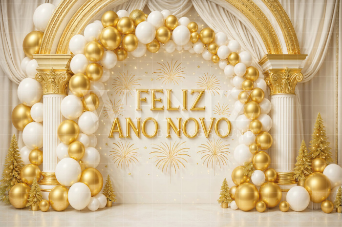 Fabric Photography Background New Year / Backdrop 7795