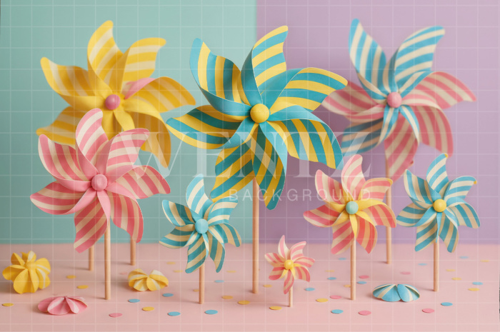 Fabric Photography Background Children's Day / Backdrop 7800