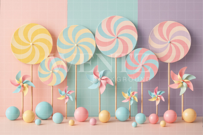 Fabric Photography Background Children's Day / Backdrop 7802