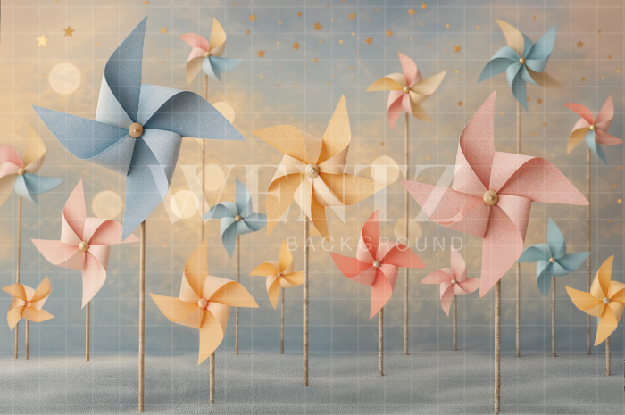 Fabric Photography Background Children's Day / Backdrop 7811