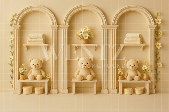 Fabric Photography Background Children's Day / Backdrop 7733