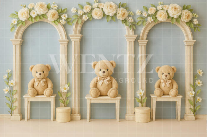 Fabric Photography Background Children's Day / Backdrop 7735