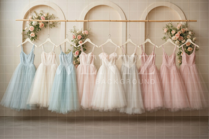 Fabric Photography Background Children's Day Ballet Costume / Backdrop 7749