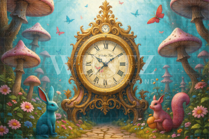 Fabric Photography Background Children's Day Alice / Backdrop 7769