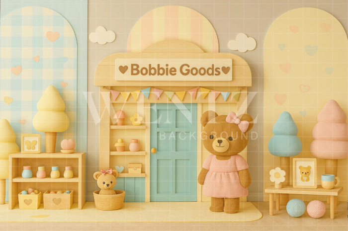 Fabric Photography Background Children's Day / Backdrop 7772