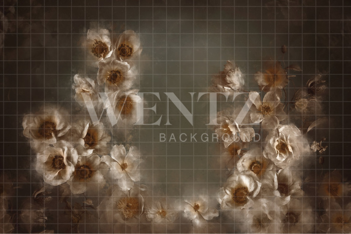 Fabric Photography Background Flowers Fine Art / Backdrop CW167