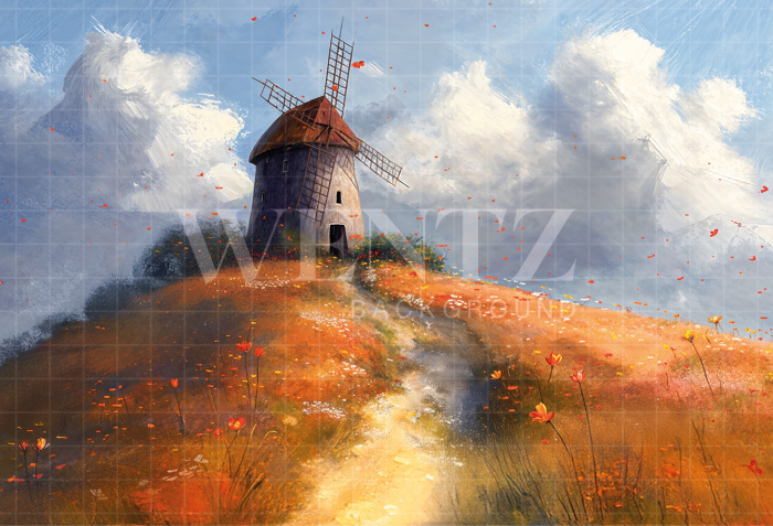 Fabric Photography Background Children's Day / Backdrop 6426