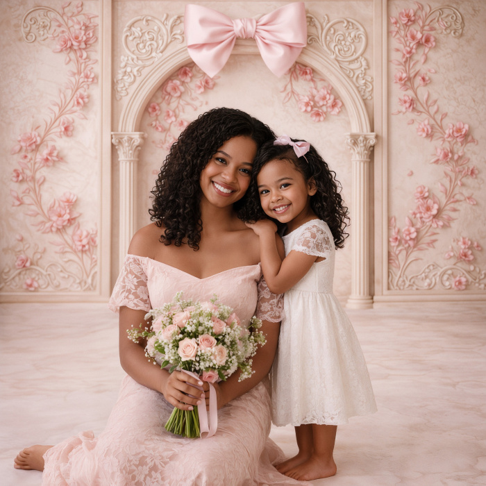 Fabric Photography Background Mother's Day Arch / Backdrop 8120