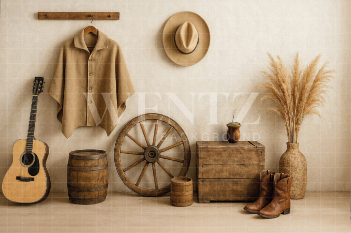 Fabric Photography Background Country Scenery / Backdrop 7679