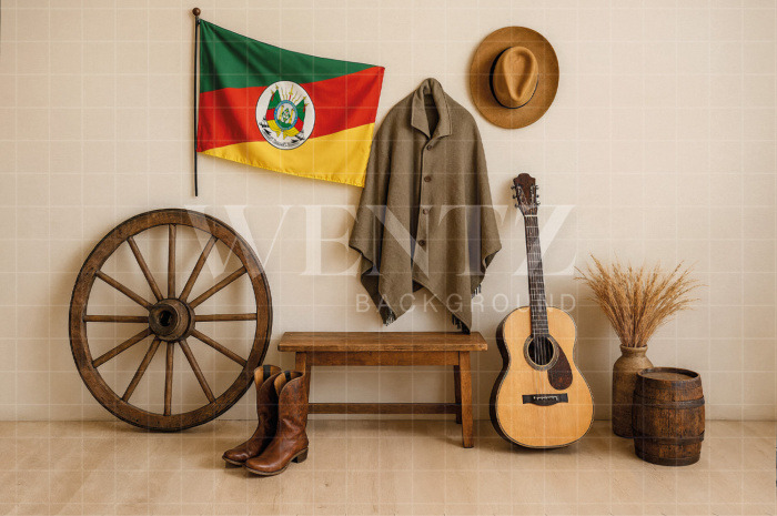 Fabric Photography Background Country Scenery / Backdrop 7699