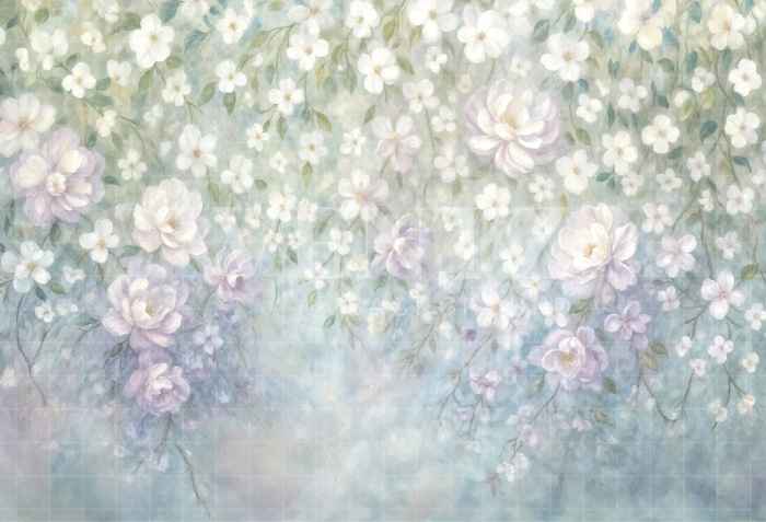 Fabric Photography Background Fine Art Floral / Backdrop 7065