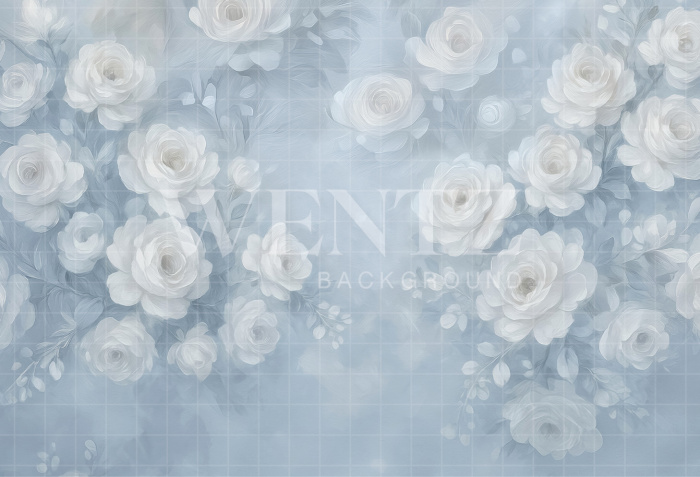 Fabric Photography Background Fine Art Floral / Backdrop 7079