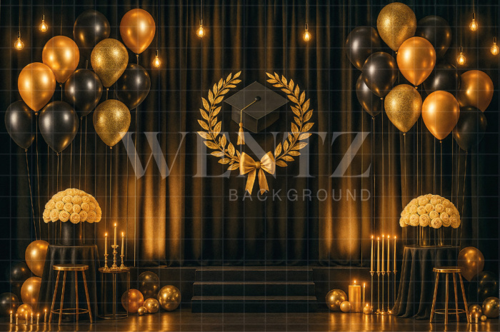 Fabric Photography Background Graduation / Backdrop 7827