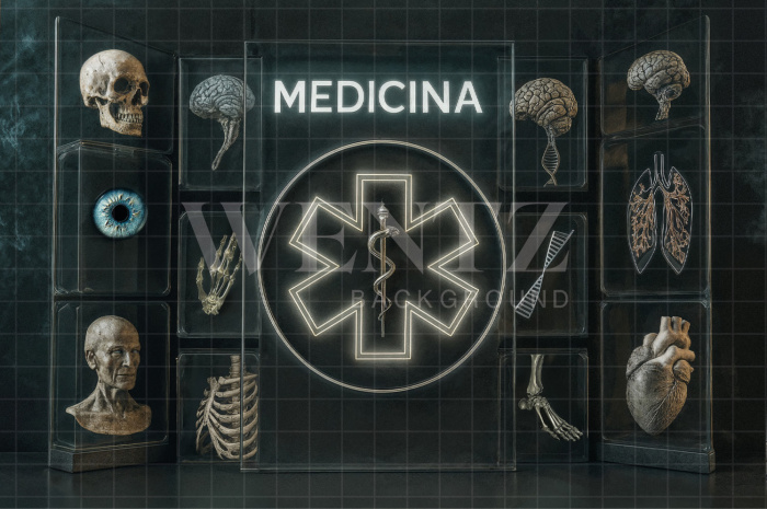 Fabric Photography Background Medicine Graduation / Backdrop 7831