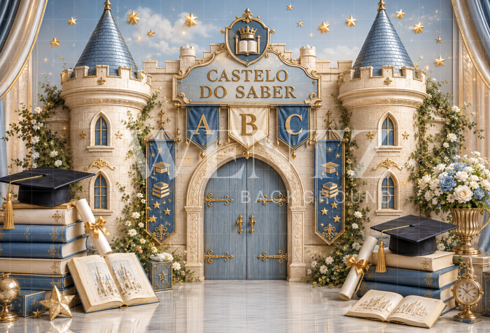 Fabric Photography Background ABC / Backdrop 8916