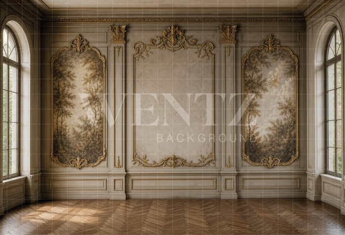 Fabric Photography Background Boiserie Father's Day / Backdrop 8402