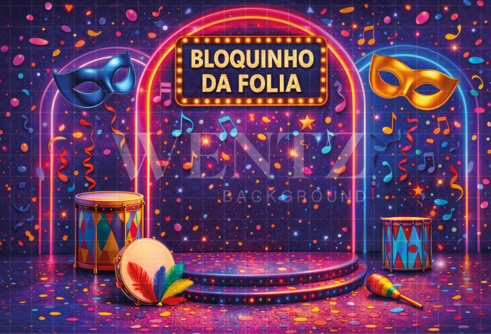 Fabric Photography Background Carnival / Backdrop 8091