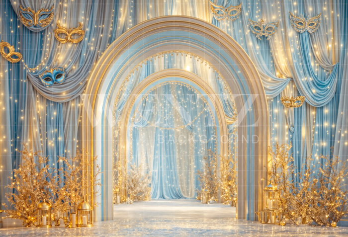 Fabric Photography Background Carnival / Backdrop 8105