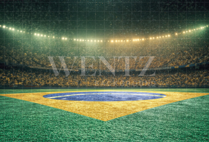 Fabric Photography Background Soccer World Cup / Backdrop 8178