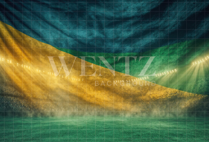 Fabric Photography Background Soccer World Cup / Backdrop 8179