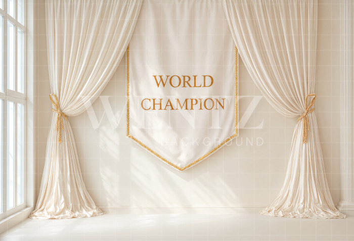 Fabric Photography Background Soccer World Cup / Backdrop 8208