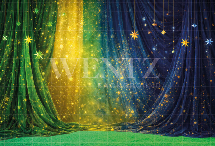 Fabric Photography Background Soccer World Cup / Backdrop 8214