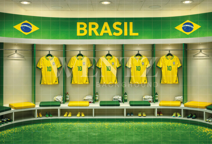 Fabric Photography Background Soccer World Cup / Backdrop 8216