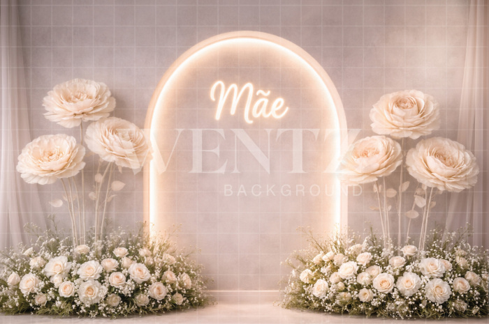 Fabric Photography Background Mother's Day Arch / Backdrop 8194