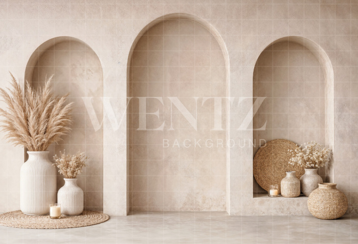 Fabric Photography Background Mother's Day Arches / Backdrop 8161