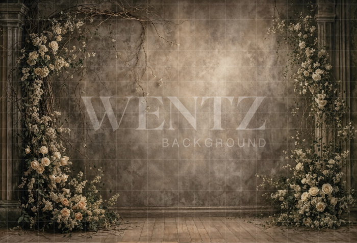 Fabric Photography Background Mother's Day / Backdrop 8128