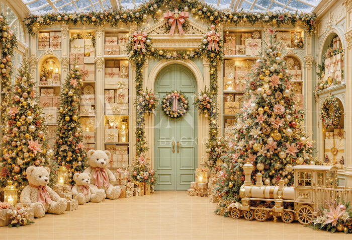 Fabric Photography Background Christmas / Backdrop 8879